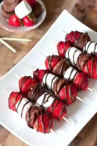 Brochetas De Brownie