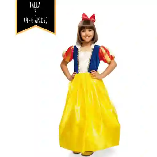 Disfraz Halloween Blanca Nieves Talla S (4-6 Años)