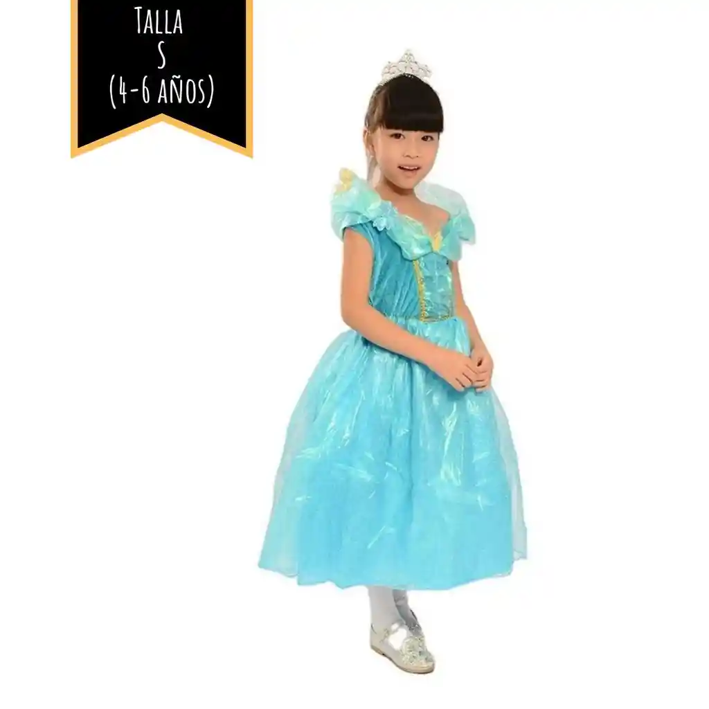 Disfraz Halloween Princesa Talla S (4-6 Años)