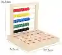 Juego Educativo Niños Blocks Madera Numeros Letras Abaco