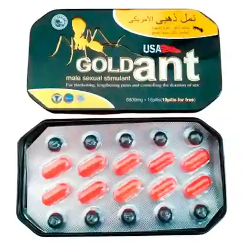 Potenciador X12 Usa Gold Ant Masculino American Pene Erección Duro Retardante Viagra Hombres