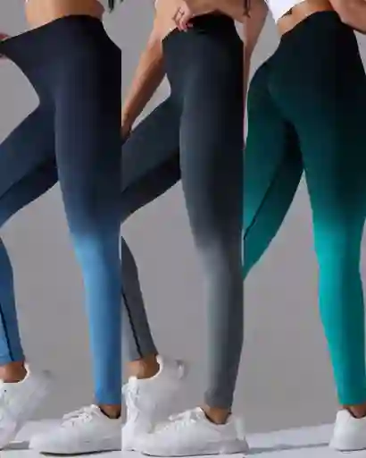 Combo Tres Leggins Bi Color