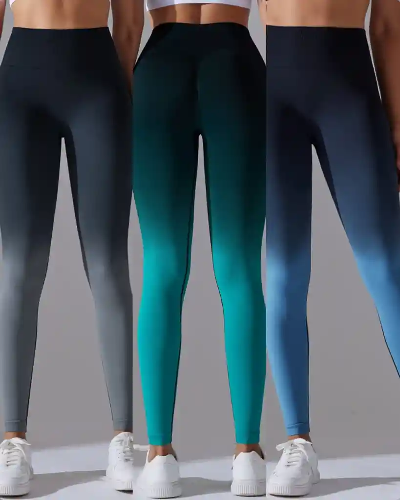 Combo Tres Leggins Bi Color