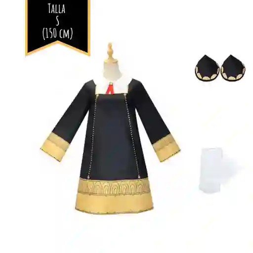 Disfraz Halloween Spy X Family Anya Forger Talla S (150 Cm)