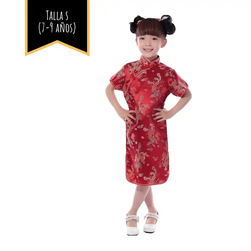 Disfraz Halloween Geisha Talla S (7-9 Años)