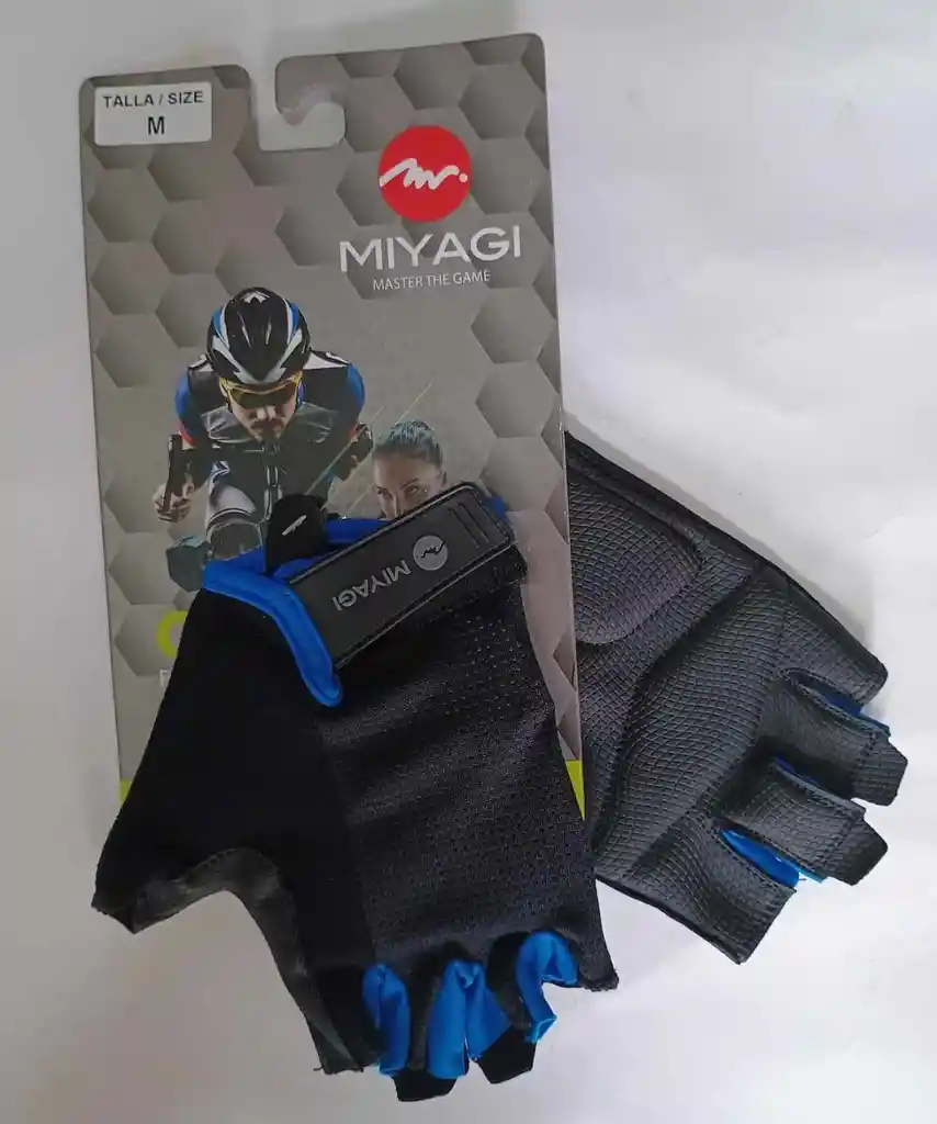 Guantes De Deporte Miyagi Azul Talla S