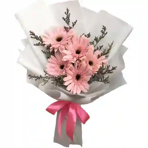 Ramo Gerberas Rosa Sutil