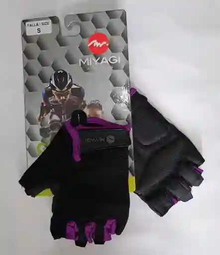 Guantes De Deporte Miyagi Morado Talla L