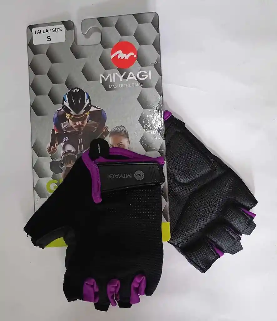 Guantes De Deporte Miyagi Morado Talla L