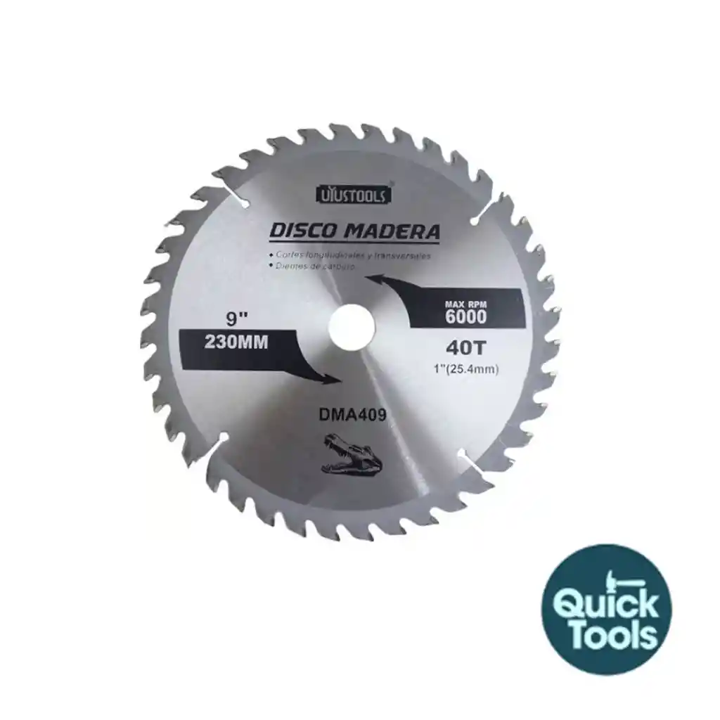 Disco Sierra 9" X 40 Metal Formes