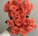 Rosas Salmón X36bouquet