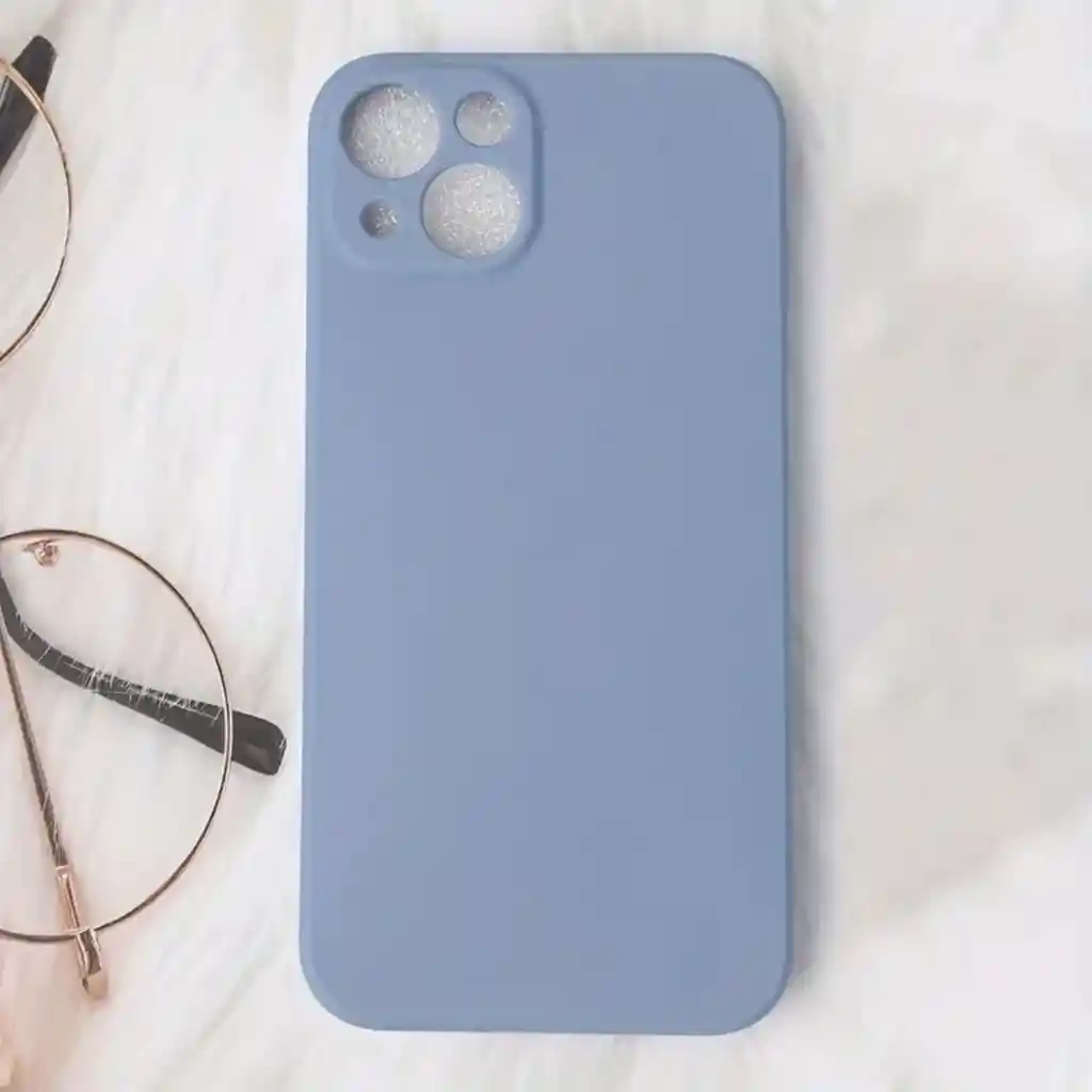 Funda O Case Para Iphone Xs Max Silicona Azul