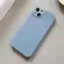 Funda O Case Para Iphone Xs Max Silicona Azul
