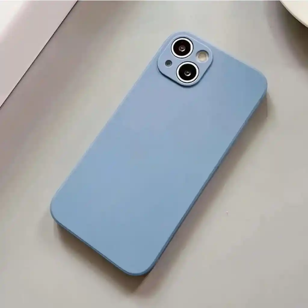 Funda O Case Para Iphone Xs Max Silicona Azul