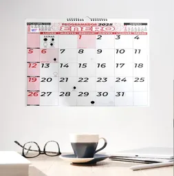 Calendario 2025 Horizontal Grande 48x34