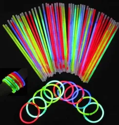 Pulseras Luz Neon Paquete X12 Und Fiesta