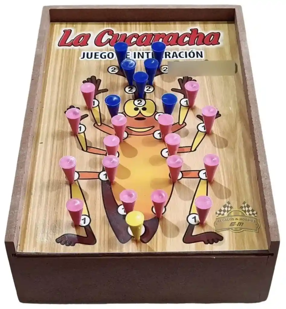 Juego De Mesa Integracion Familiar La Cucaracha 2/7 Jugadores