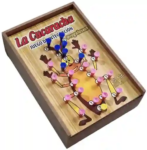 Juego De Mesa Integracion Familiar La Cucaracha 2/7 Jugadores