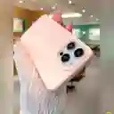 Funda O Case Para Iphone 14 Pro Silicona Rosa