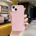 Funda O Case Para Iphone 13 Silicona Rosa
