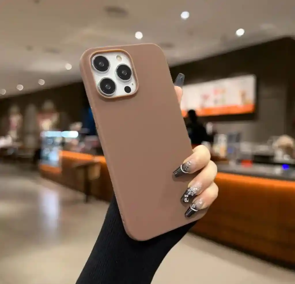 Funda O Case Para Iphone 13 Pro Silicona Cafe