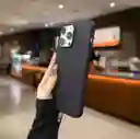 Funda O Case Para Iphone 12 Silicona Negro