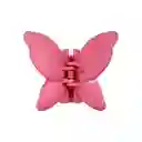 Pinza Gancho Caimán Rosado Mariposa Boreal Para Cabello