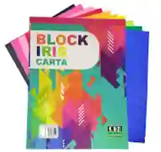 Block Iris Tamaño Carta Hojas De Colores