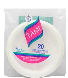 Tami Plato Desechables Pandos Pequeños