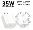 Cargador Iphone 15/16 Y Mas... 35w Cargador Iphone Tipo C A Tipo C