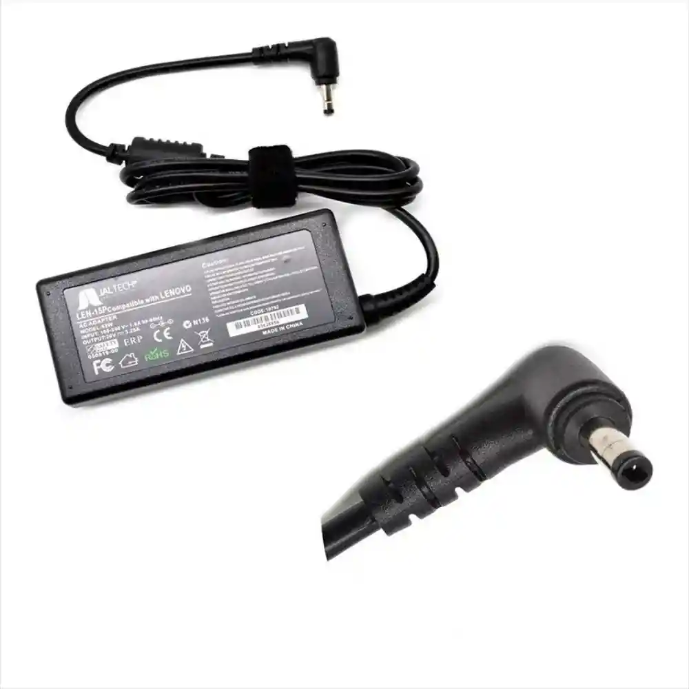 Cargador Para Pc Lenovo Punta Usb (20v - 3.25a) Conector De 4.0 X 1.7 Mm