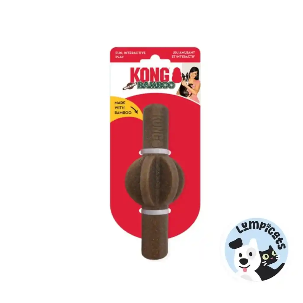 Kong Perro Bamboo Rockers Medium Juguete Para Perros