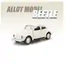 Carro Coleccionable Clásico Volkswagen Beetle White 1967 Descapotable Blanco Modelo Coche Juguete Fiesta Regalos, Colección