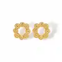 Aretes Grandes De Coronas Circulares