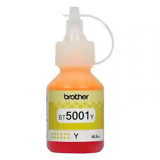 Tinta Brother Bt5001y Yellow Para Impresoras Brother T4000dw T220/t300 T310/t420w T500w/t510w T520w/t700w