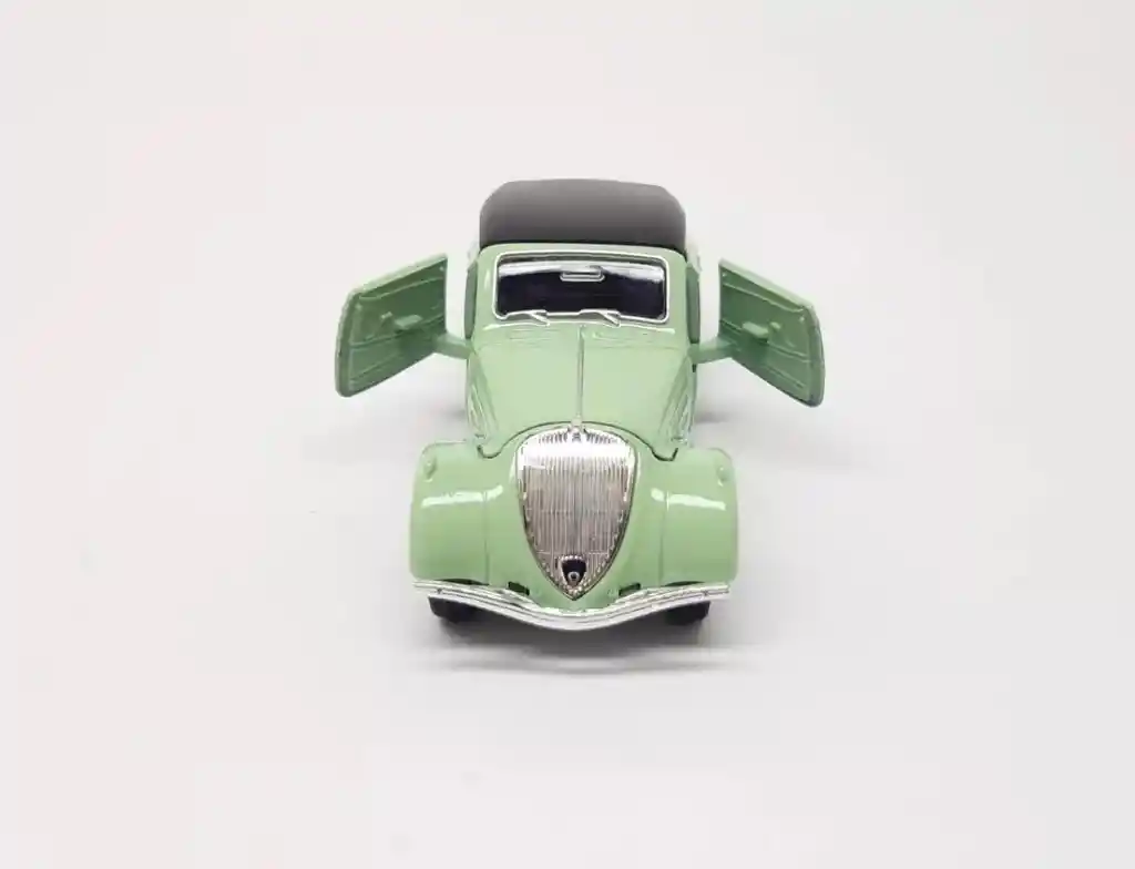 Carro Coleccionable Clásico Peugeot 402 1938 Descapotable Verde Modelo Coche Juguete Fiesta Regalos, Colección