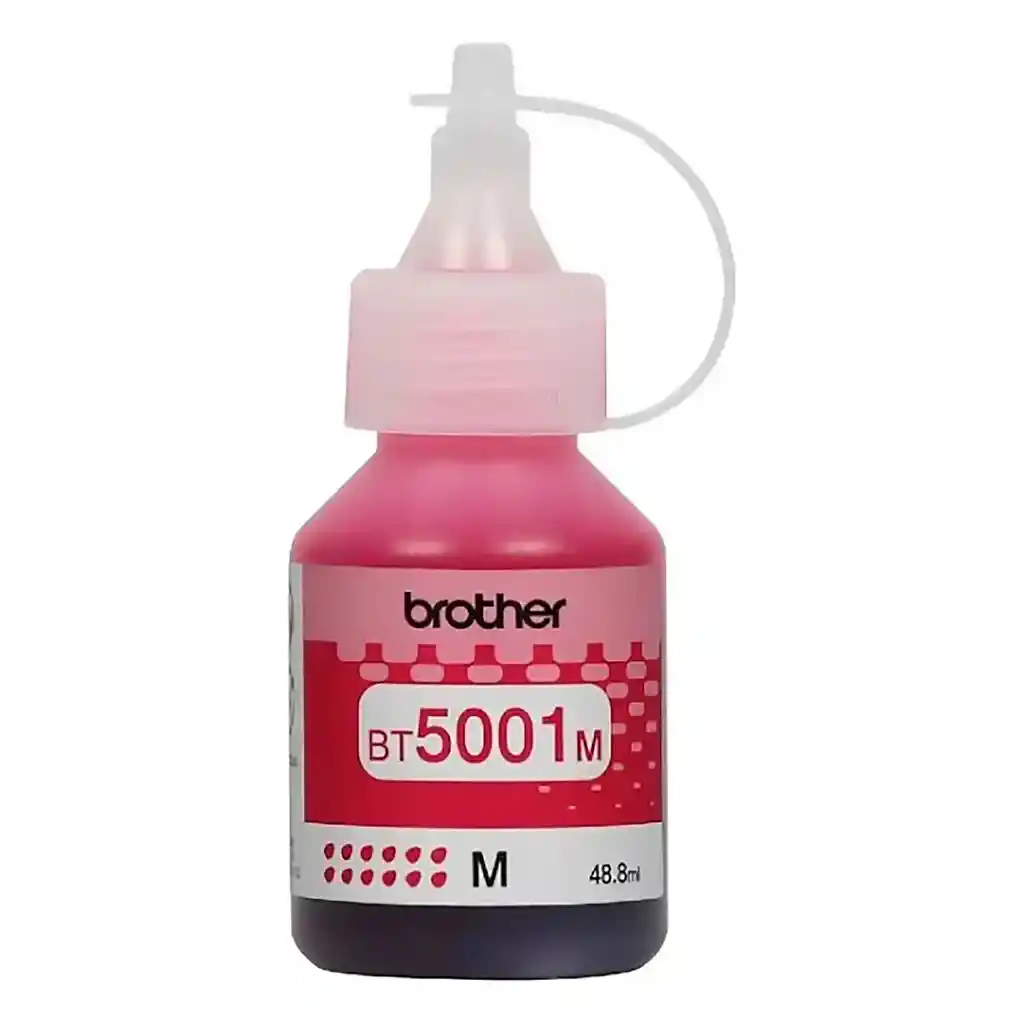 Tinta Brother Bt5001m Magenta Para Impresoras Brother T4000dw T220/t300 T310/t420w T500w/t510w T520w/t700w