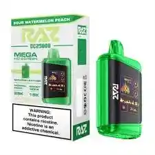 Raz Dc 25.000 Puffs, Sour Watermelon Peach 5%