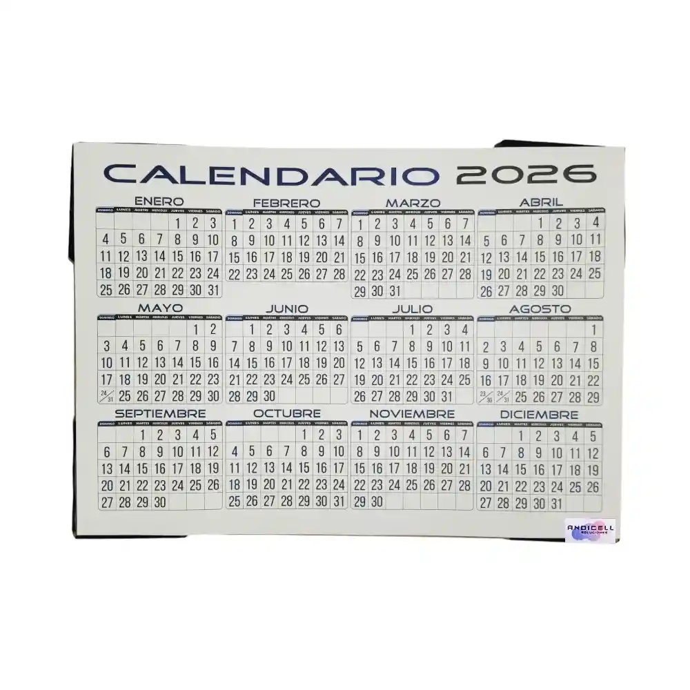 Set X 3 Calendario 2025 Punteras Mediano