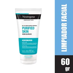 Gel Limpiador Facial Neutrogena® Purified Skin Ácido Glicólico 60gr