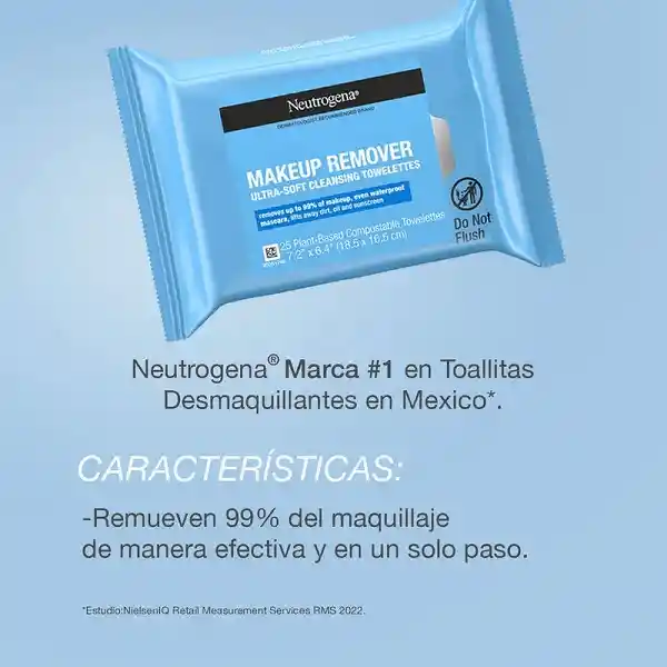 Toallitas Desmaquillantes Neutrogena 25und