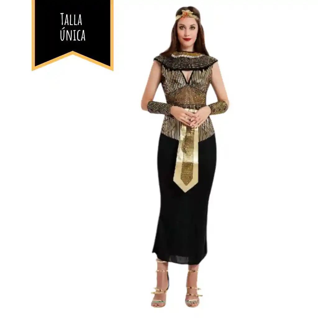 Disfraz Halloween Adulto Cleopatra Talla Única