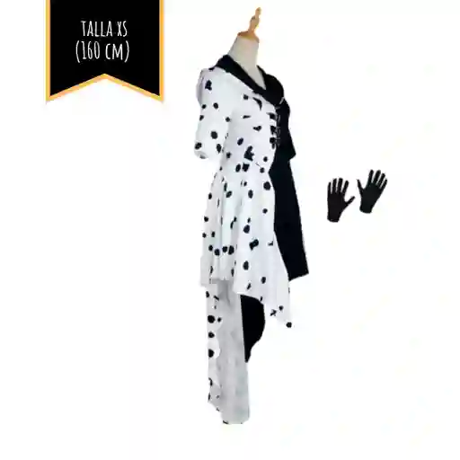 Disfraz Halloween Adulto Cruella De Vil Talla Xs (160 Cm)