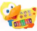 Teclado Electrónico Musical Infantil Didáctico Pato Para Niños Con Luces Y Sonido