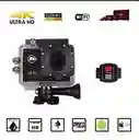 Camara Deportiva Moto 4k Wifi + Control Remoto 170°