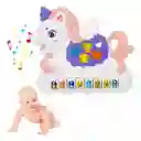 Teclado Electrónico Musical Infantil Didáctico Unicornio Para Niños Con Luces Y Sonido