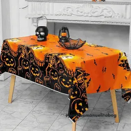 Mantel Metalizado Halloween