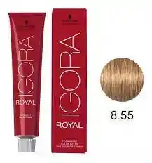 Tinte Igora Royal 8-55 (855) Rubio Claro Dorado Intenso 8 55