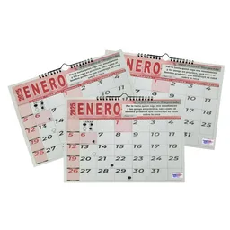 Set X 3 Calendario 2025 Horizontal Mediano