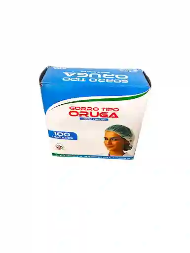Caja X 100 Und Cofia Resortada Color Blaco